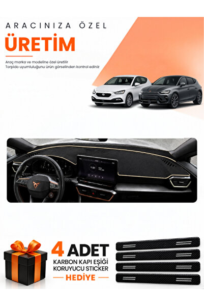 e-biz Cupra Leon (2020-2026) Compatible Dashboard Protection Cover Auto Cover...