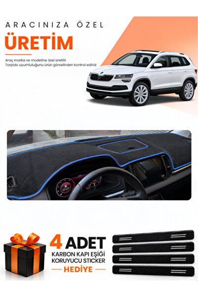 e-biz Skoda Karoq (2017-2024) Compatible Dashboard Protection Cover Auto Cove...