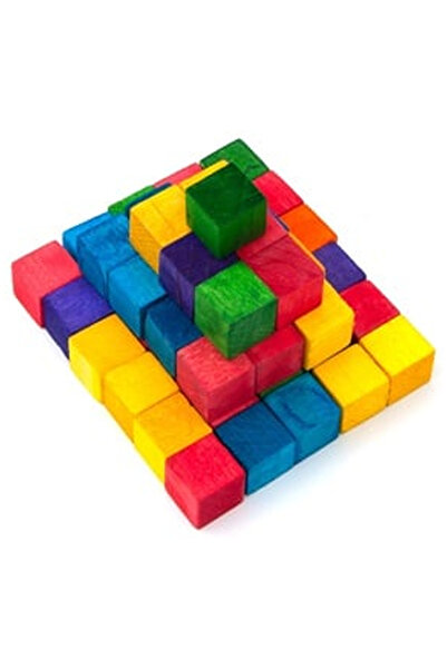 OEM Цветни кубчета за творения 1.5x1.5см - 49 броя