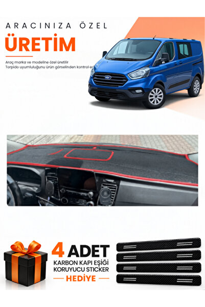 e-biz Ford Transit Custom (2016-2024) Compatible Torpedo Protection Cover Aut...