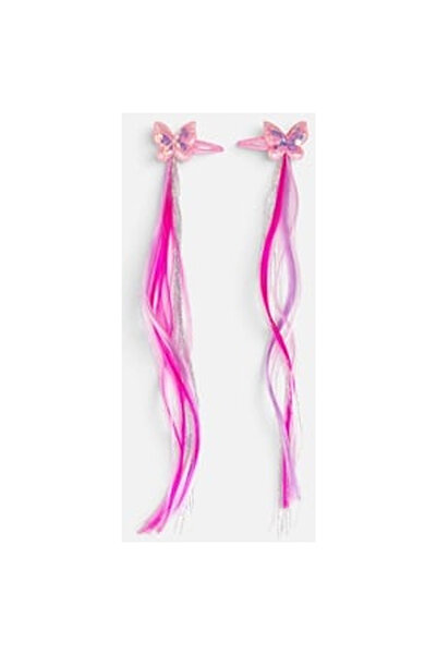 OEM Clame de Par cu Fluturi si Suvite Lungi pentru Copii 35cm - 2buc