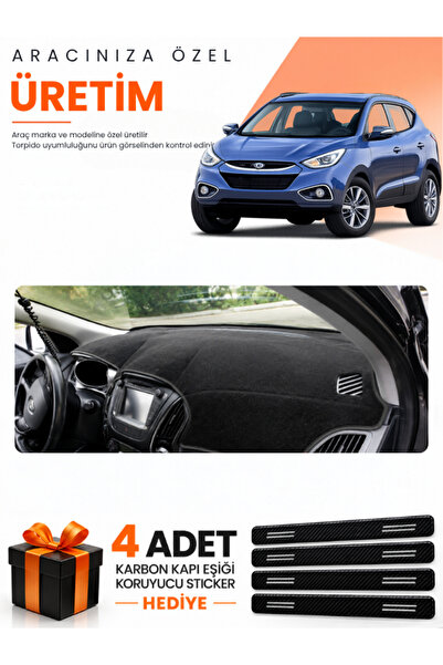 e-biz Hyundai̇ İx35 (2009-2015) Compatible Torpedo Protection Cover Auto Cove...