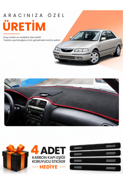e-biz Mazda 626 Without Airbags (1998-2000) Compatible Dashboard Protection C...