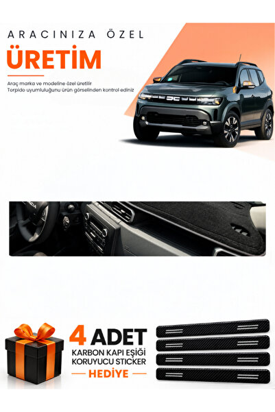 e-biz Daci̇a Duster 3 Generation (2024-2026) Compatible Dashboard Protection ...