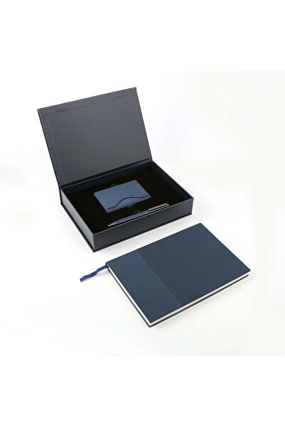 MAXPRINT Agenda Pro Set - Executive 4-Piece Notebook Gift Set, Gray