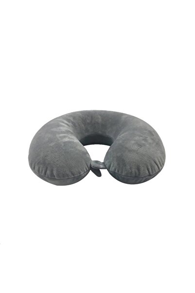 OEM Travel pillow, with snaps, gray