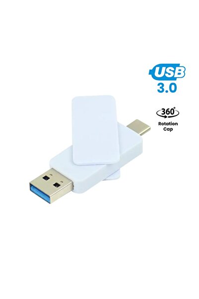MAXPRINT OTG White Swivel USB 64Gb V. 3.0 Type C