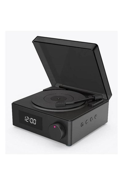 MAXPRINT Spassk - Phonograph Bluetooth Speaker - Black