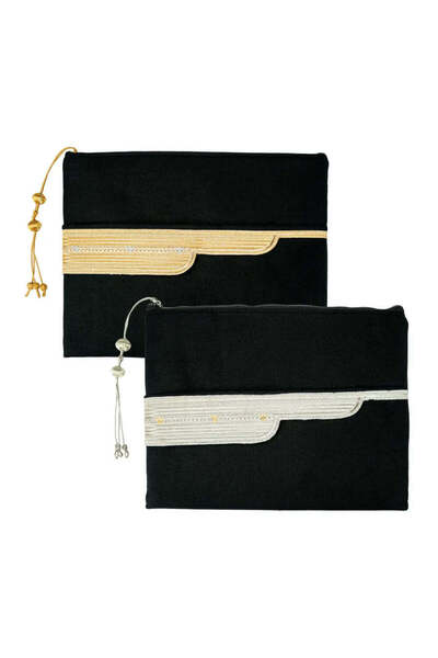 MAXPRINT Laptop Sleeve Zipper Pouch with Tassel and Arabic Bisht Design Embro...