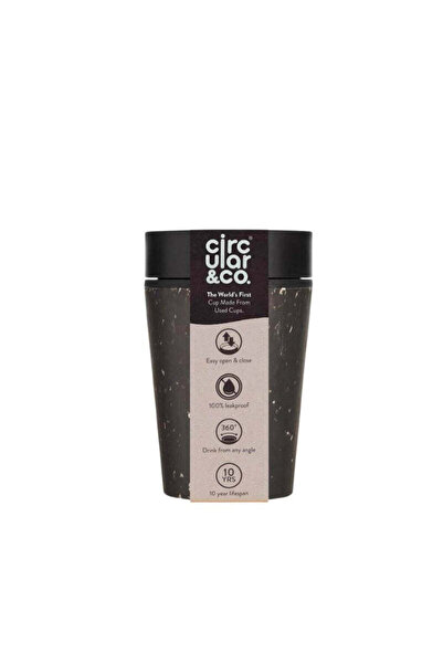 MAXPRINT Circular Cup 8oz Black & Cosmic Black