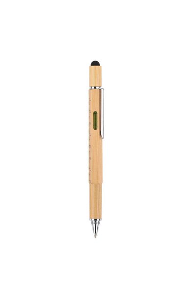 MAXPRINT Wiltz - 5 in 1 Multi Function Tooling Pen, Natural