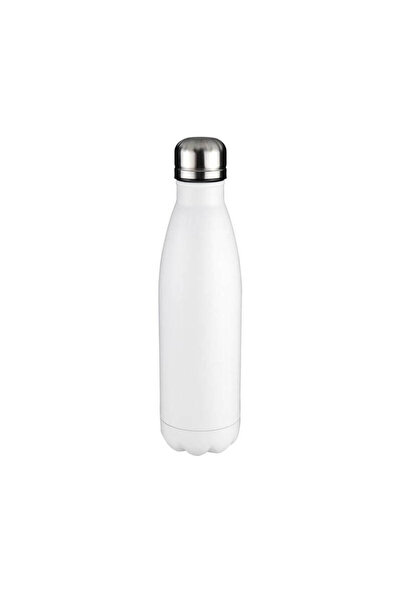 MAXPRINT Kalo - Promotional Double Wall Stainless Steel Water Bottle - White