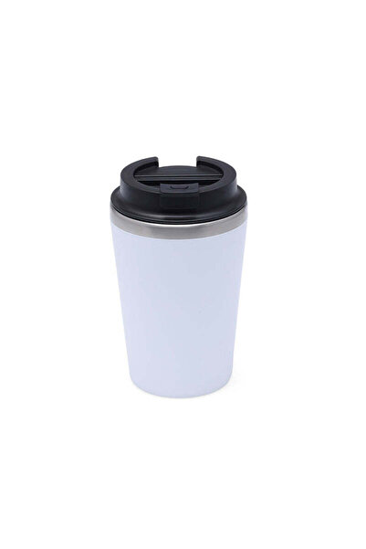 MAXPRINT Moss - Steel/PP Double Wall Tumbler - 350ml - White