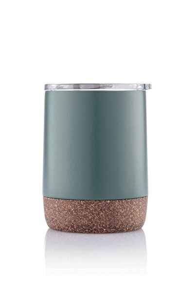 MAXPRINT Gouda - Vacuum Mug With Cork Base - Green