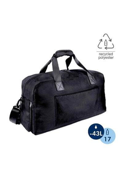 MAXPRINT Pegeia - Rpet Duffle Bag, Black