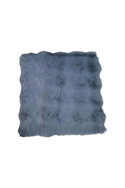 Tradesor Μαξιλάρι καρέκλας γούνινο - 40x40cm - 571537 - Dark Grey