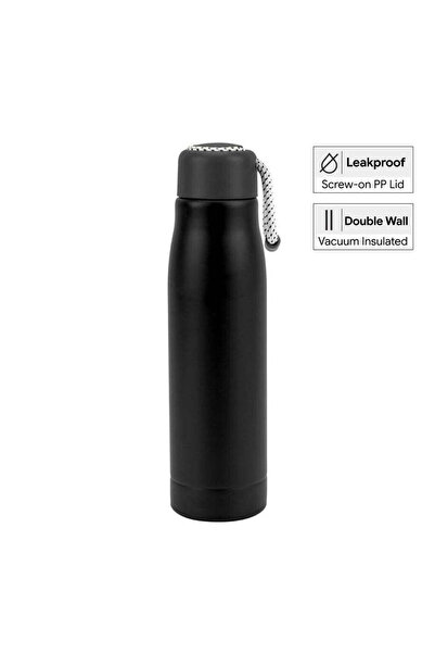 MAXPRINT Nimes - Double Wall Stainless Steel Bottle 550ml - Black