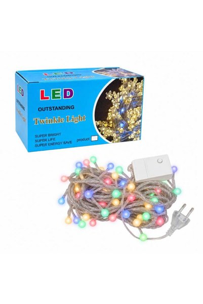 OEM Χριστουγεννιάτικα Λαμπάκια LED 8m με 200 Λαμπάκια RGB - Christmas LED Str...