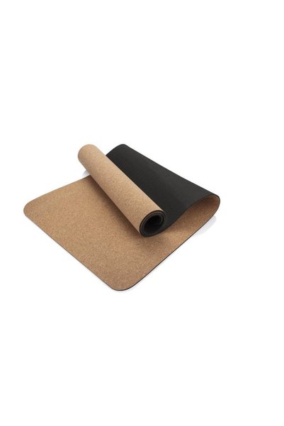 MAXPRINT Arcalis - Cork Performance Yoga Mat with Cushioned Base, Natural