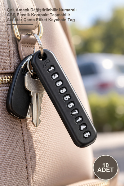 Yenilig 10 bucăți mini numărator breloc - multifuncțional înlocuibil numărat ...