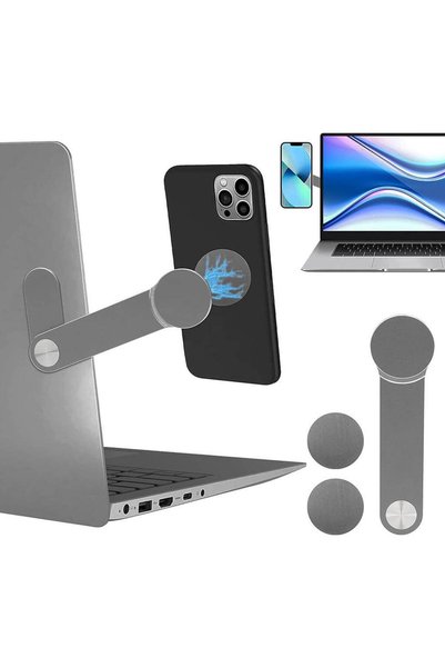 MAXPRINT Malmo - Magnetic Phone Mount, Silver