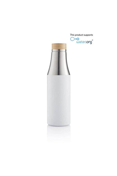 MAXPRINT R-Breda - Recycled Insulated Water Bottle - White