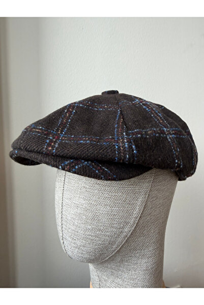 zadenza gold Modern cap draped winter hat peaky blinders hat