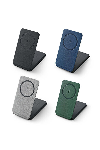 MAXPRINT 3N1 Magbolt - Versatile MagSafe Wireless Charger & Phone Stand, Green