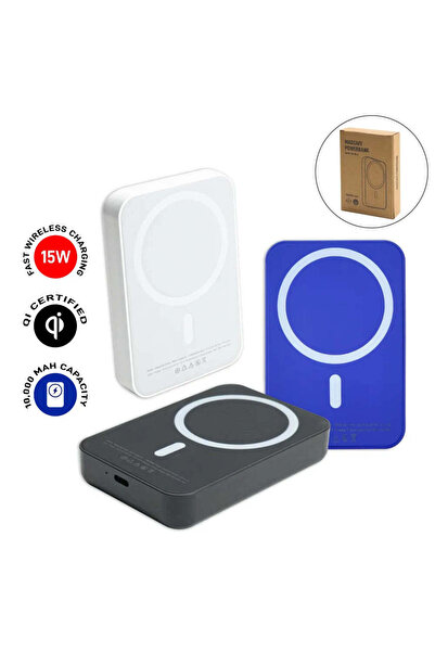 MAXPRINT MagCharge 10K 10,000mAh Magnetic Wireless Power Bank, 15W Fast Wirel...