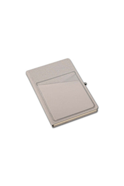 MAXPRINT Simple Note - A5 Linen Notebook with Lycra Pockets and Pen Holder, G...
