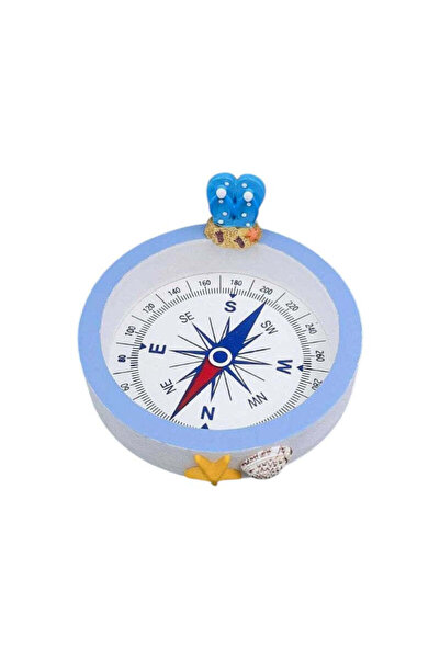 Tradesor Διακοσμητικό Souvenir τασάκι Πυξίδα - Σετ 2 τεμάχια - LY2647 - 125542