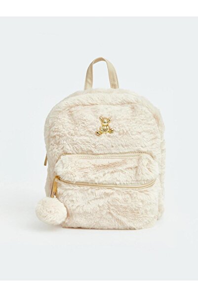 LC Waikiki Plush Girl's Backpack (W6)