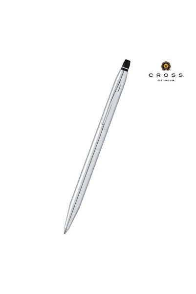 MAXPRINT Click Chrome with Chrome Appointments Ballpoint Pen (Blue Ink)
