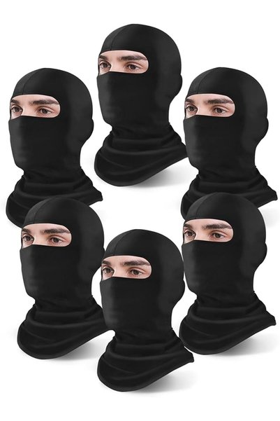 HaveLovely قناع تزلج مكون من 6 قطع، غطاء وجه كامل مقاوم للرياح للرجال والنساء...