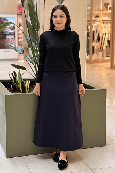 Ceremony Steel Knitted Skirt