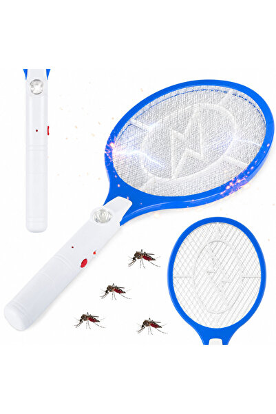 Ayawaska Paleta electrica anti insecte cu lumina LED pentru tantari muste vie...
