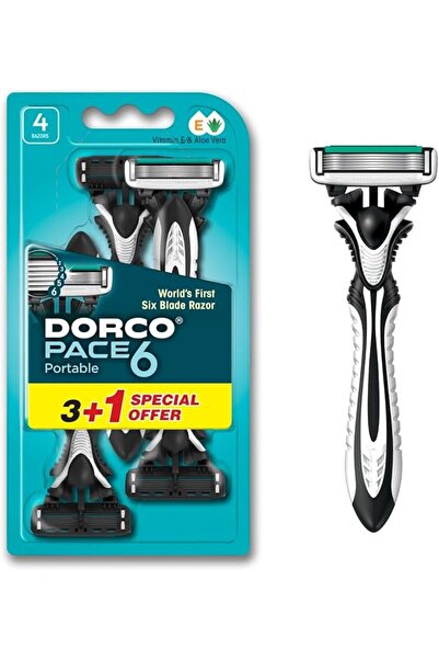 Dorco PACE6 PORTABLE 3+1 (PRM) SXA100-4P