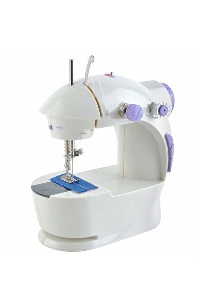 Palmonix MingHui Portable Sewing Machine Set with Pedal, 4 Thread Spools, Nee...