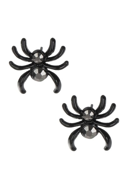 DD SHOP Cercei cu Paienjeni Negri de Halloween - Accesorii Deghizare