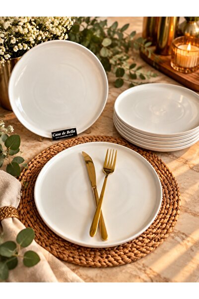 CASA DE BELLA Modern Simple Cake Plate for 6 People 20cm
