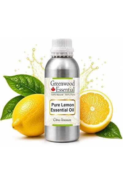 Greenwood Essential زيت الليمون العطري النقي (سيتروس ليمونوم) مقطر بالبخار 50...