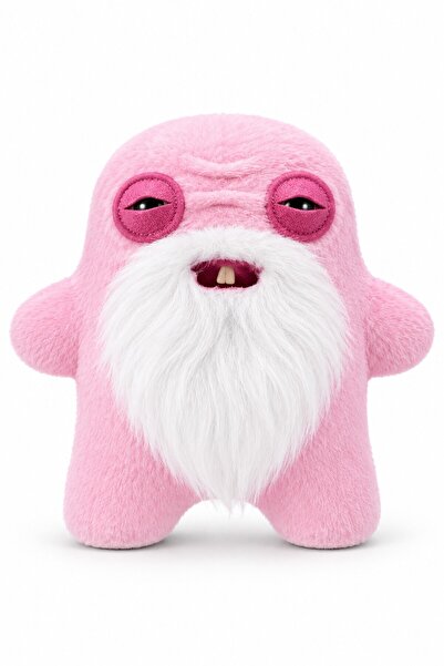 TOYFEST Fuggler Old Fogies Oogah Boogah Pink and White Bearded Plush Toy - 22...