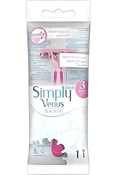Gillette مجموعة شفرات الحلاقة الأساسية Simply VenUS 3