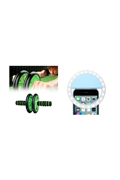 Furnizor Online Roată dublă, fitness, verde, universal, profesional + Lumină ...