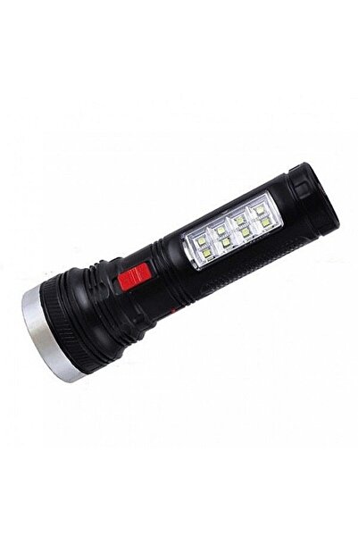 OEM Lanterna LED cu baterie, 1W + 8 LED-uri SMD laterale