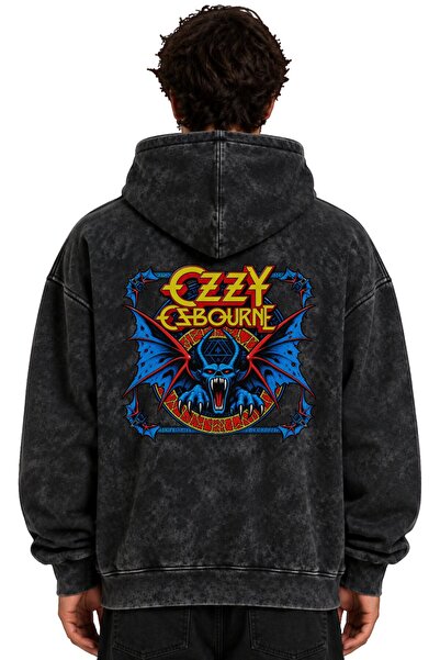 SEVBANO Ozzy Osbourne Black Sabbath Rock Metal Music Group Hanorac cu glugă l...