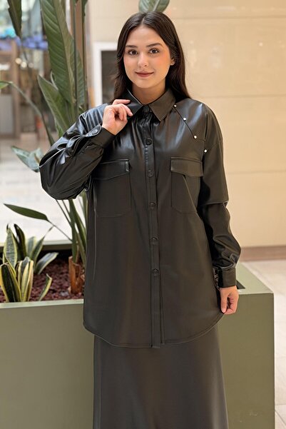 Ceremony Nero Shirt with Robal and Pocket Detail