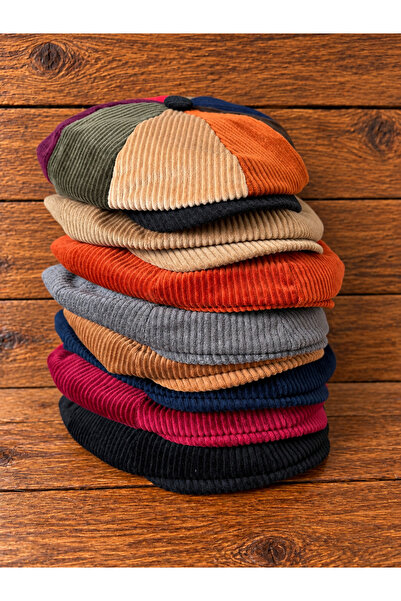 Rupen Kraft Velvet winter beanie hat, british style beanie with elasticated b...