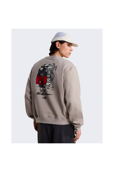 THE NORTH FACE Gear up Get Out Crew Graphic Unisex Sweatshirt