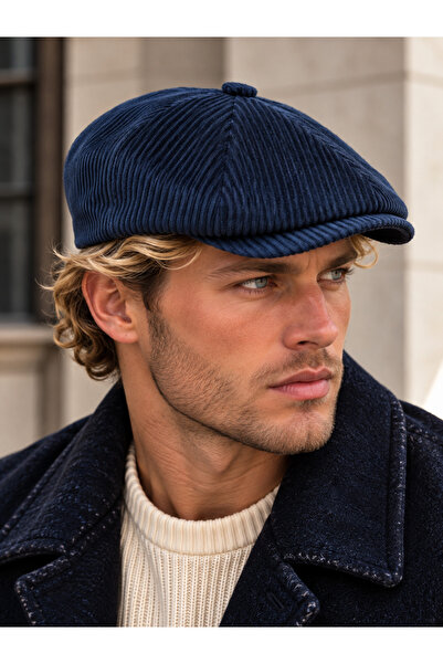 Rupen Kraft Velvet winter beanie hat, british style beanie with elasticated b...
